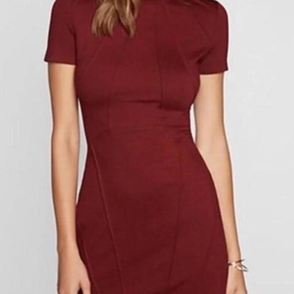 Express Burgundy and Red Stickers